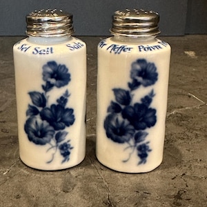 Royal Copenhagen Salt and Pepper Shaker - Etsy