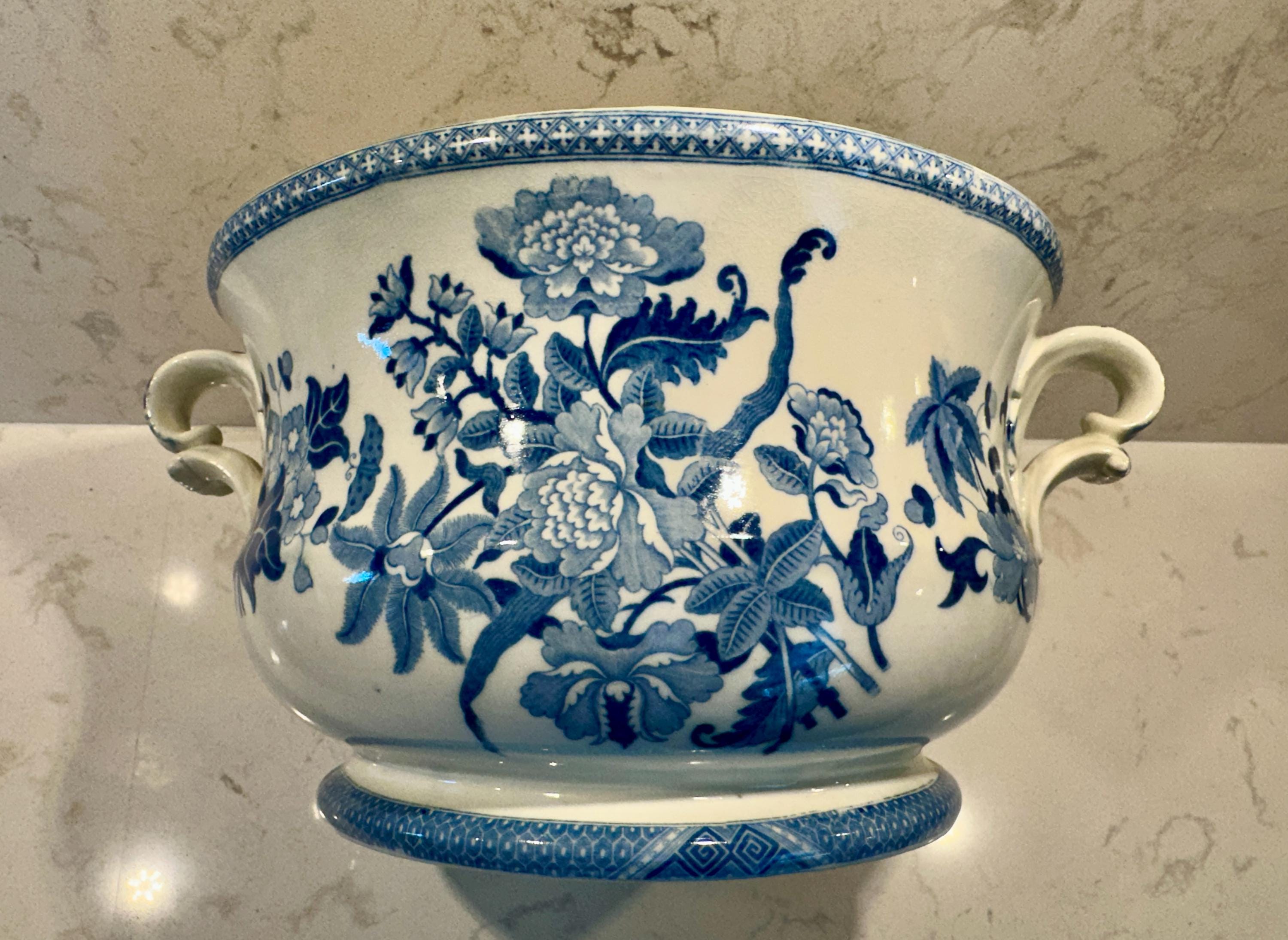 青と白の風景画 バターケース　vintage Spode 青と白の風景画 バターケース vintage Spode Amazon | Spode