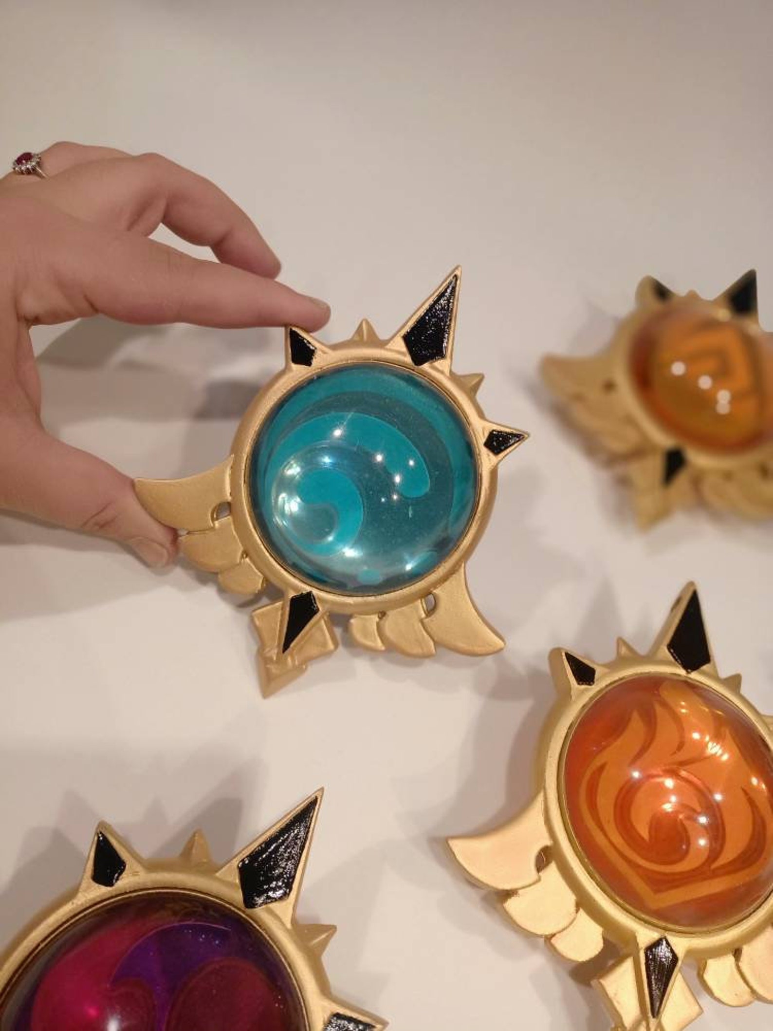 Genshin Impact charms vision Elements Cosplay Accessory Anemo Etsy