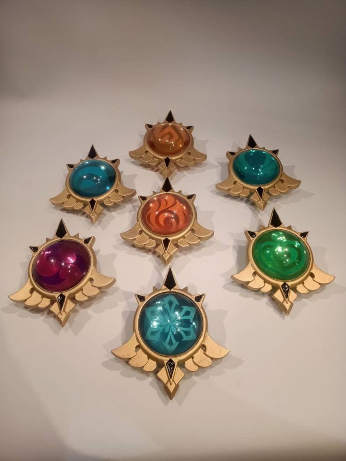 Genshin Impact charms vision Elements Cosplay Accessory Anemo Etsy
