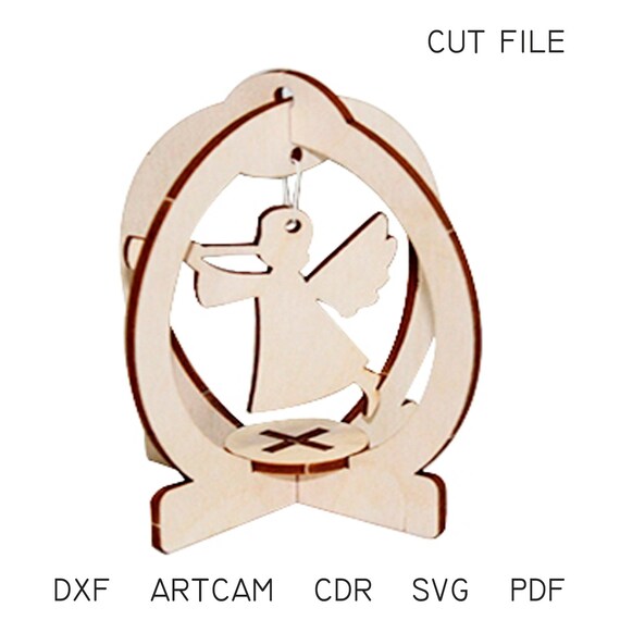 Download Dxf Files For Laser Christmas Decoration Snow Angel Vector Projects For Cnc Router And Laser Cutting
