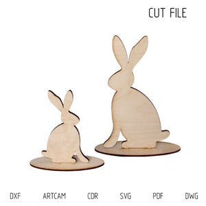 cnc Cut Vector DXF files for laser Easter egg stand Coco Vector projects for CNC router and laser cutting Plywood or MDF 3mm svg Files