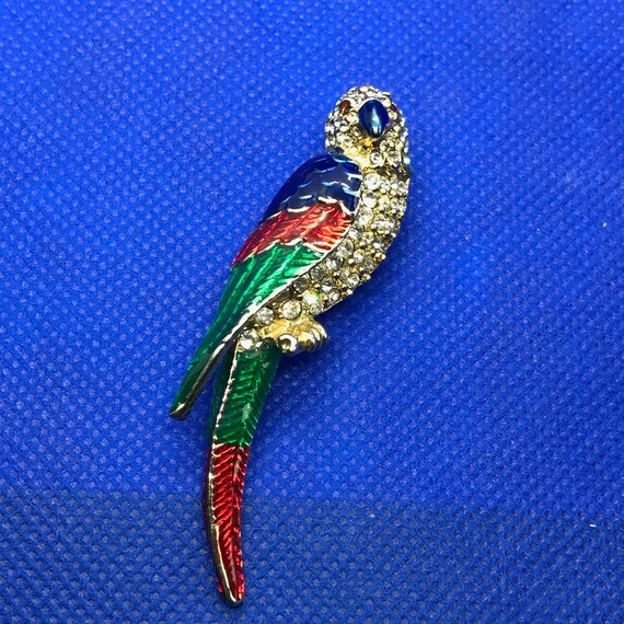 Parrot Brooch