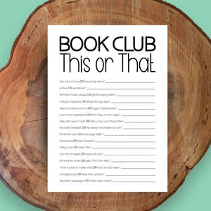 読書クラブのあれこれ。読書クラブの集まりのためのアクティビティ。大人向けの楽しいパーティーゲーム。読書クラブのホリデーパーティーゲーム