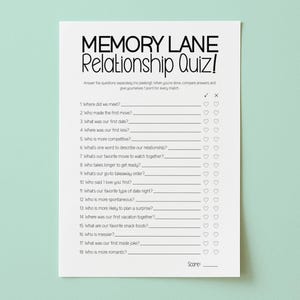 Quiz amusant sur les relations, jeux de couple à imprimer, jeux de la Saint-Valentin, jeux pour une soirée en amoureux, jeux pour une soirée en couple, jeu pour un anniversaire de mariage