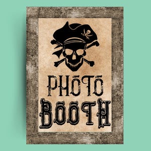 Pirate Party Decorations - Themed Photo Booth Sign