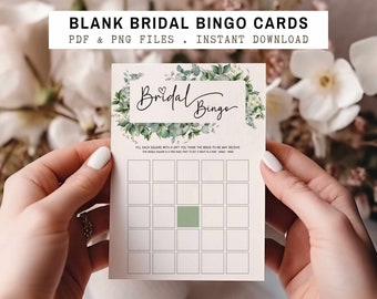 Bridal Shower Bingo . Wedding Shower Bingo