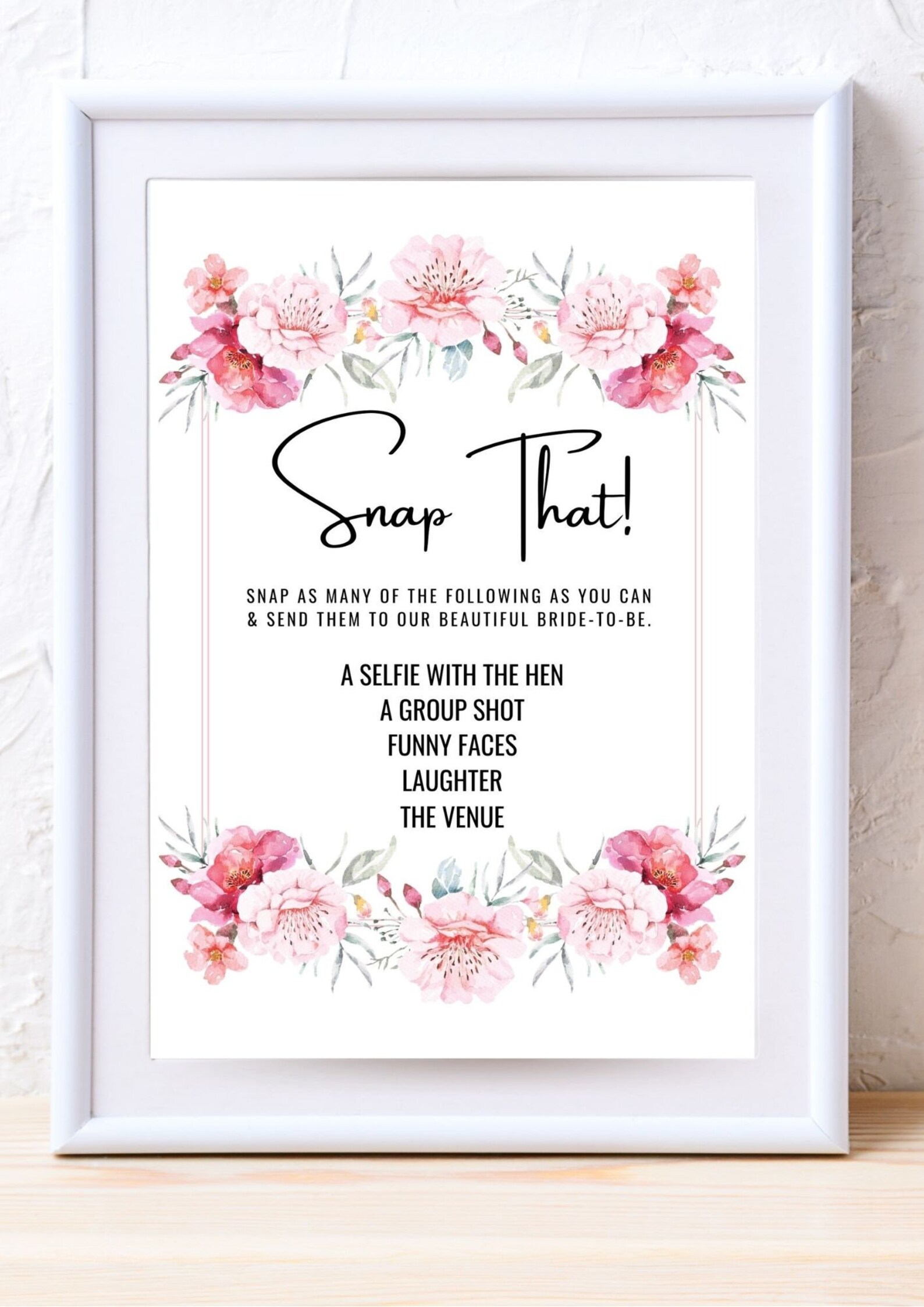 Snap That Bridal Shower Games Kitchen Tea Games Classy Etsy