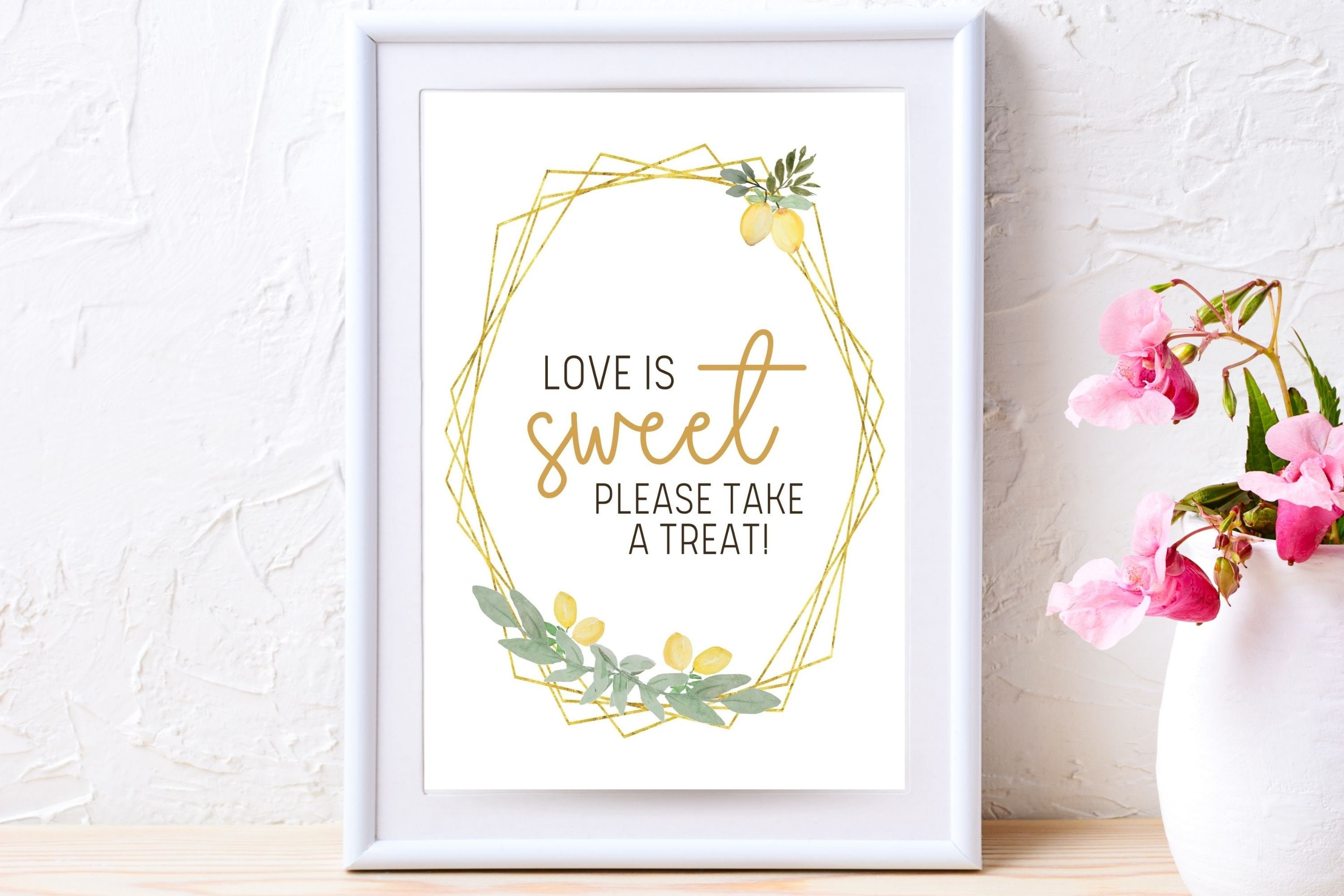 Love is Sweet Take a Treat Love is Sweet Please Take a Treat | Etsy
