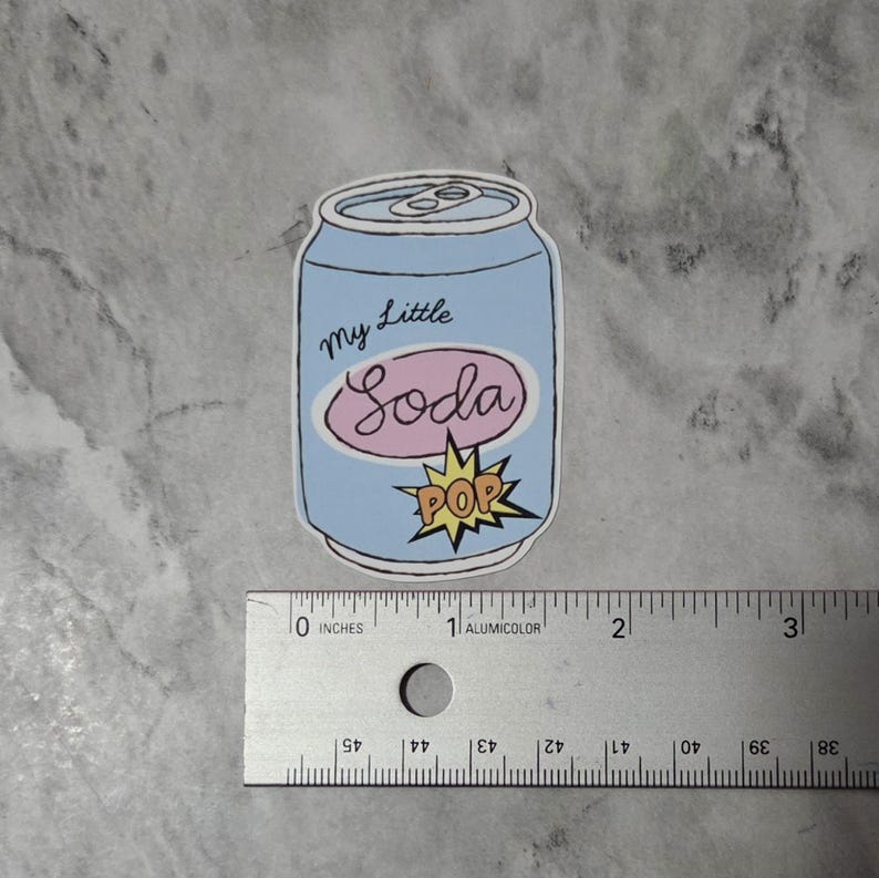 Kpop Demon Soda Pop Matte Vinyl Sticker image 3