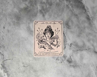 The Neurodivergent Tarot Matte Vinyl Sticker