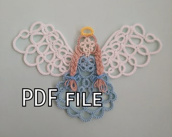 ANGEL (Tatting Lace Pattern) PDFfile