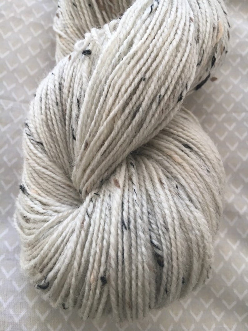 Hand dyed sock fingering weight Rustic mini skein set 100g 5 x 20g Bluefaced Leicester BFL Donegal Nep