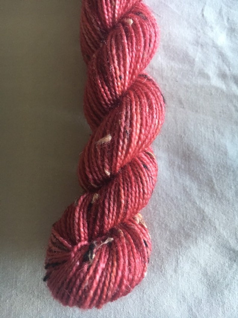 Hand dyed sock fingering weight Rustic mini skein set 100g 5 x 20g Bluefaced Leicester BFL Donegal Nep