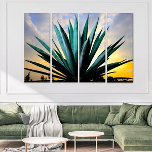 Lienzo grande con vista de puesta de sol de Puerto Vallarta México, arte de  pared para el hogar, sala de estar, decoración de pared sobre lienzo