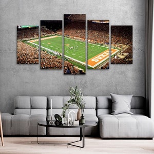 Darrell K Texas Memorial Stadium Canvas Print Wall Decor Sport Wall Art Texas Longhorns Poster Gift Idea