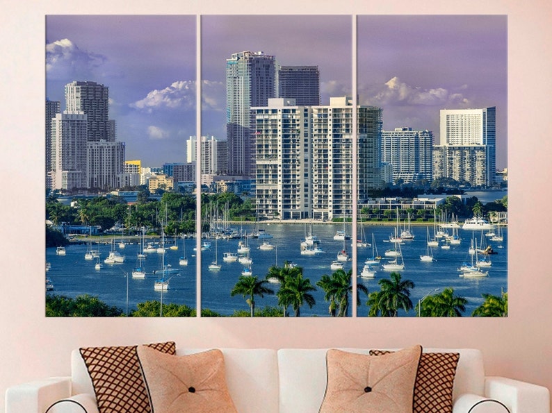 Miami Photo Miami Wall Art Miami Florida City Poster Fine Art Etsy