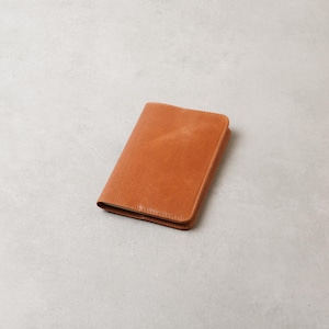 Minimalistiskt läderomslag för fältanteckningar: Pocket Notebook, 6 färger Light Brown