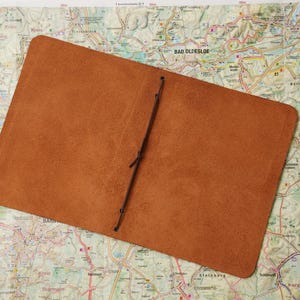 Leather B6 Travelers Notebook Cover: Fits Stalogy & Leuchtturm1917 image 3