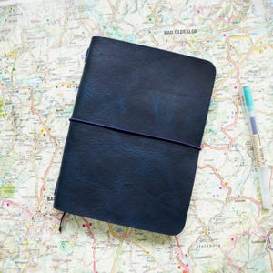 Leather B6 Travelers Notebook Cover: Fits Stalogy & Leuchtturm1917