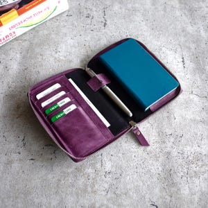 Hobonichi Techo A6 Original, Planner & HON Zippered Leather Cover | 6 Colors