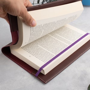 Book Cover for 6x9 Paperback | Vegan Leather Book Sleeve | Book Protector | Book Lover Gift