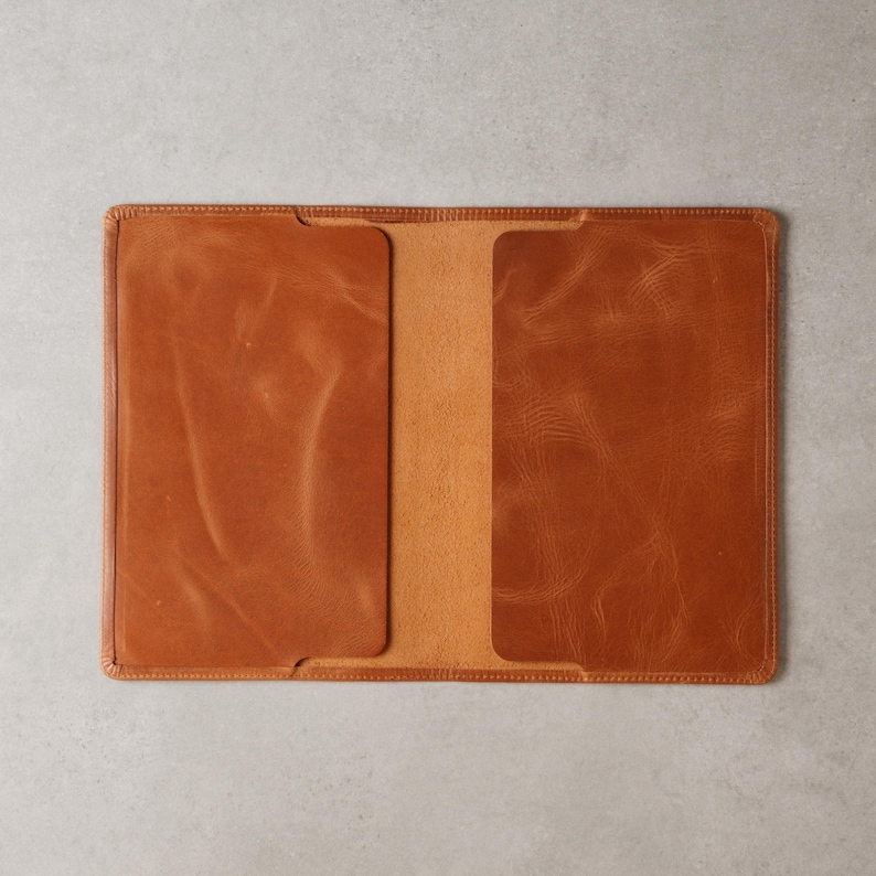 Couverture de journal en cuir A5 : coupe étroite pour Midori MD, Hobonichi - Plusieurs couleurs image 4