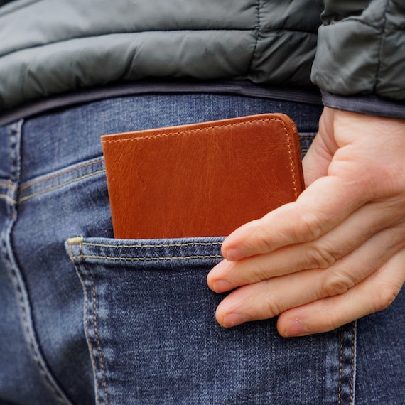 Minimalist Leather Field Notes Cover: Pocket Notebook, 6 Colors