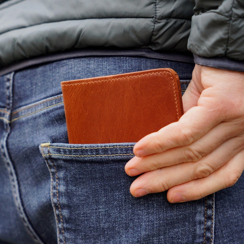 Leather cover for pocket size notebooks