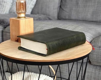 Adjustable Leather Book Cover: Paperback, Hardback & Bible