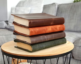 Funda de libro ajustable compatible con libros de bolsillo y tapa dura / 3 tamaños / 4 colores