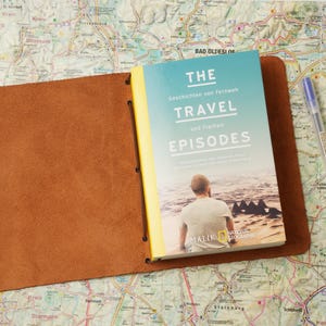 Leather B6 Travelers Notebook Cover: Fits Stalogy & Leuchtturm1917 image 2