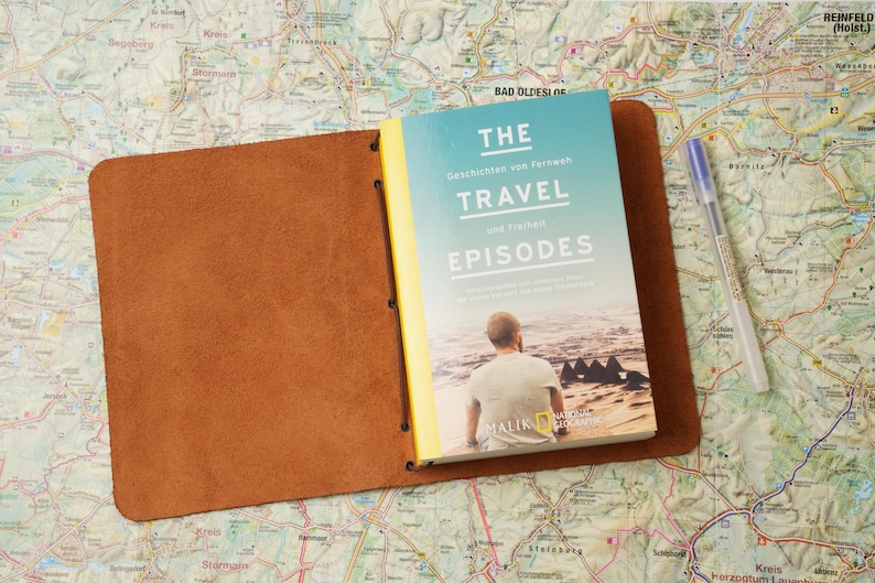 Leather B6 Travelers Notebook Cover: Fits Stalogy & Leuchtturm1917 image 2