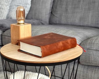 Adjustable Book Cover | Leather Book Protector in 3 Size | 4 Colors