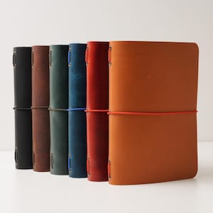 Leather B6 Travelers Notebook Cover: Fits Stalogy & Leuchtturm1917 image 11