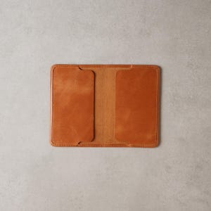 Minimalistiskt läderomslag för fältanteckningar: Pocket Notebook, 6 färger bild 4