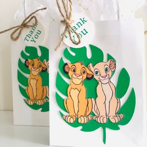Lion King Nala Party Favor Bags: Birthday Treat Supplies (6 Bags)