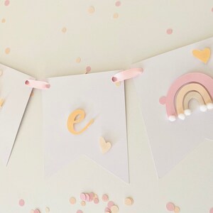 First Birthday Rainbow Banner, Boho Rainbow First Birthday Banner, Boho Rainbow Highchair Banner, Rainbow Birthday Banner, Rainbow Décor