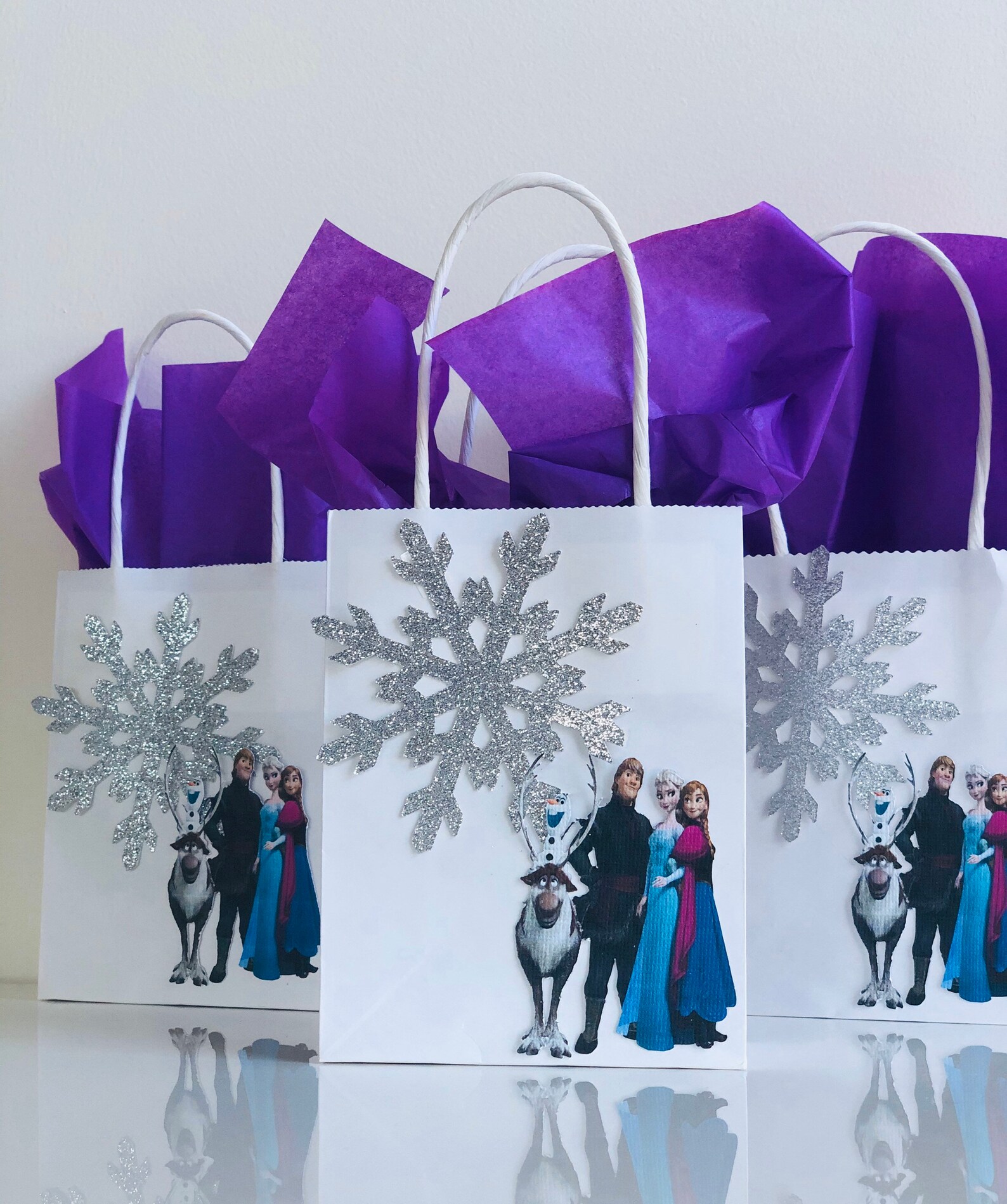 Frozen Party Favor Bags Frozen Birthday Party Frozen Theme - Etsy