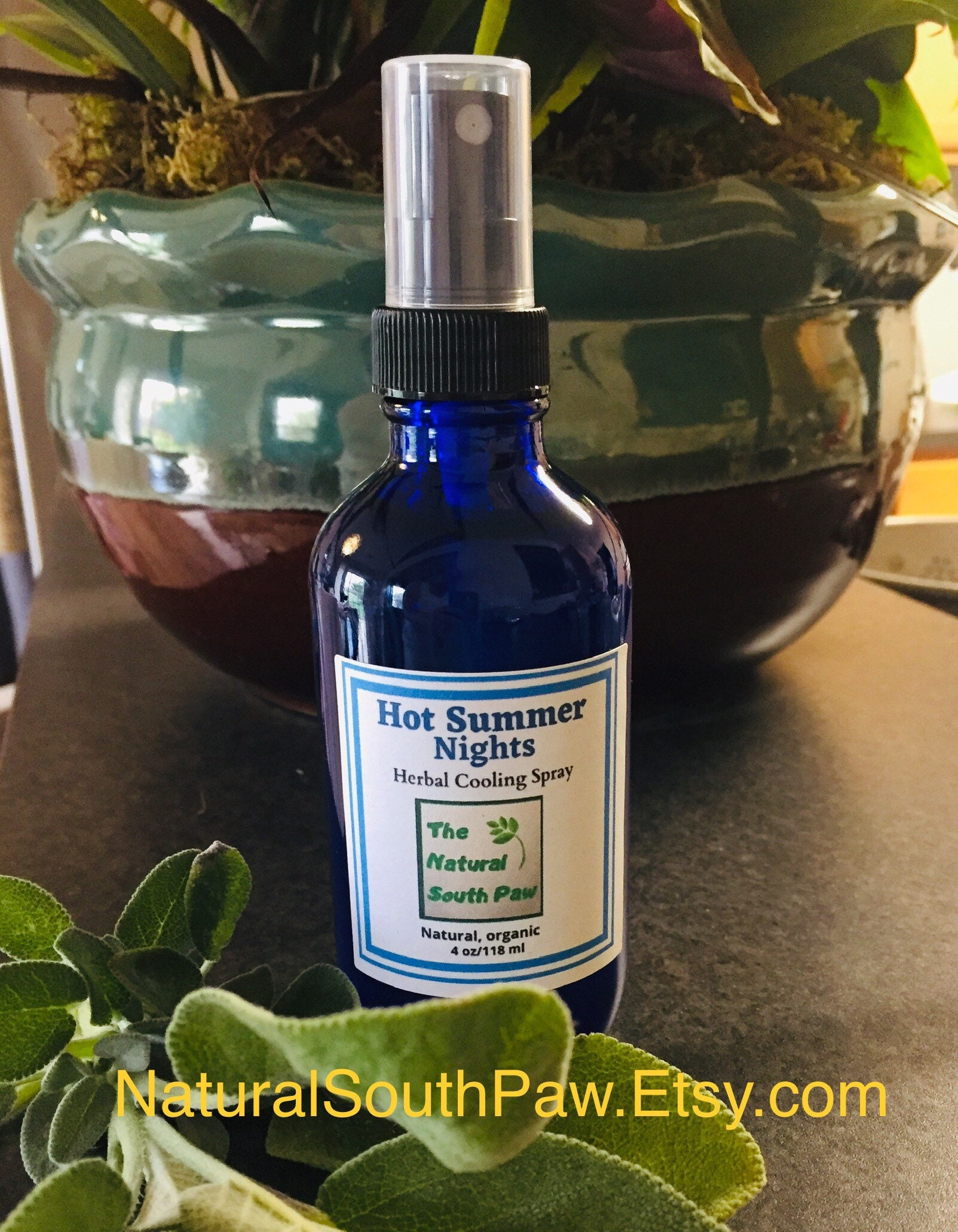Herbal Cooling Spray Hot Flash Spray Menopause spray Hot Etsy