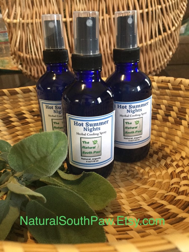 Herbal Cooling Spray Hot Flash Spray Menopause spray Hot Etsy