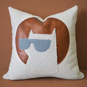 Cool Cat throw pillow cover