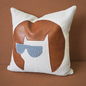 Cool Cat throw pillow cover 3