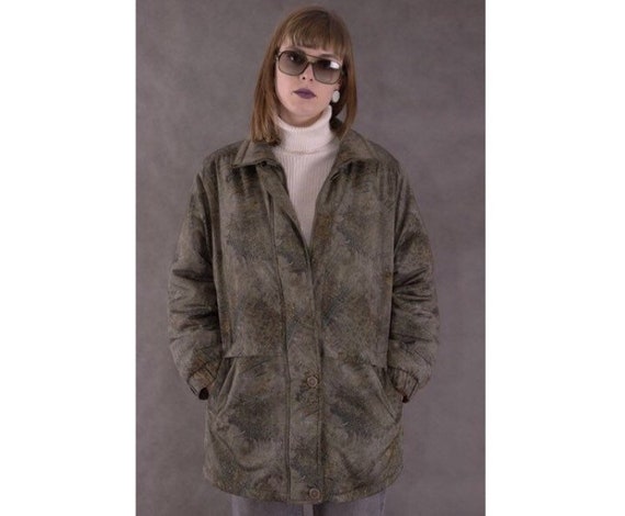 old khaki parka jackets