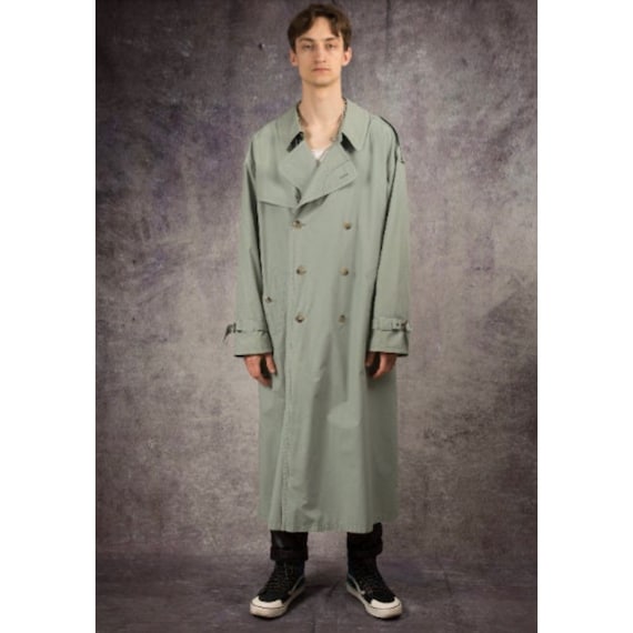 90s trench coat in gray color by Bugatti / menswe… - image 1