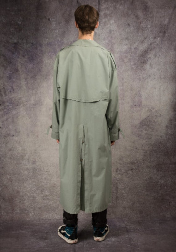 90s trench coat in gray color by Bugatti / menswe… - image 4