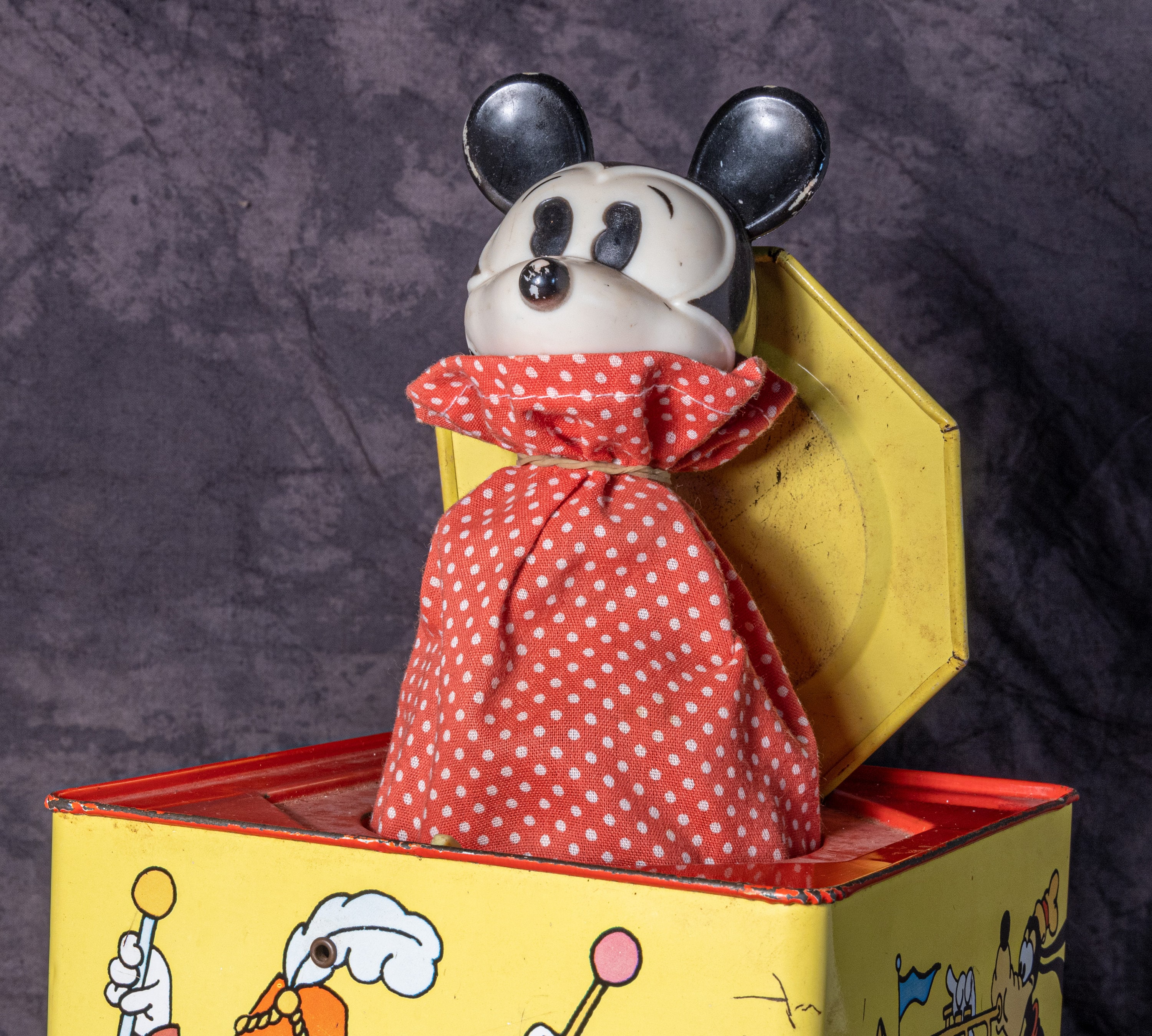 1950's Vintage Mickey Mouse - Jack in the Box Carnival 1950's Vintage Mickey Mouse - Jack in the Box Carnival