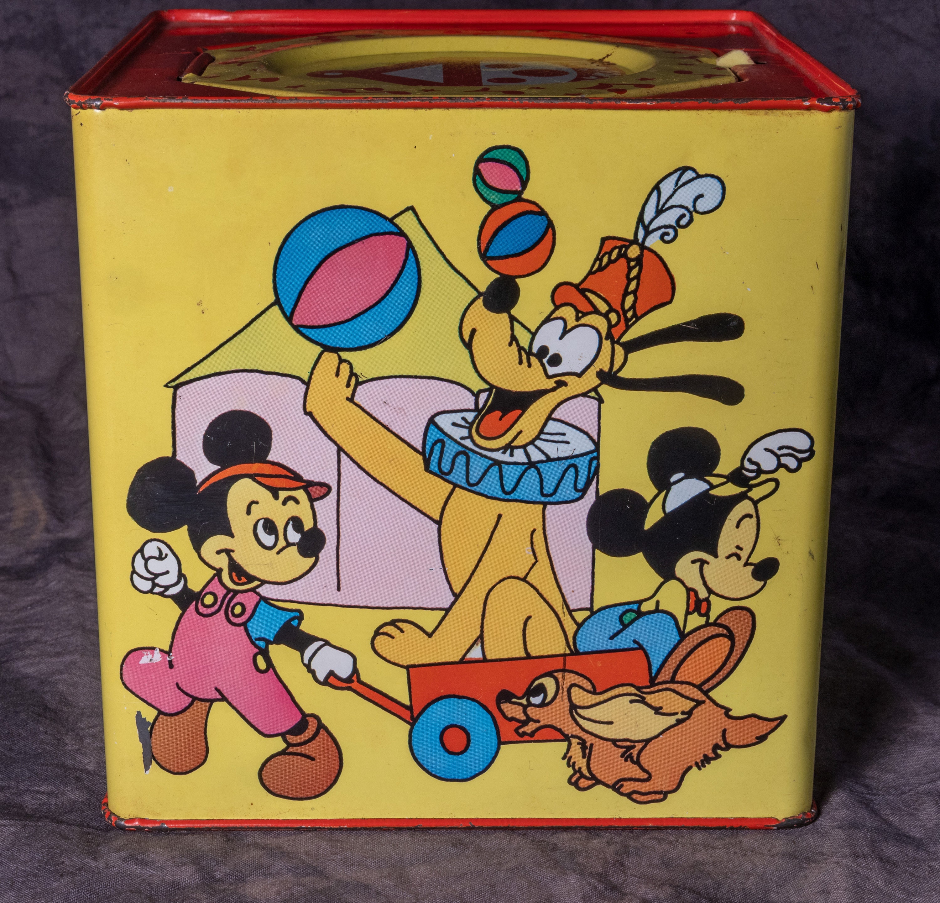 1950's Vintage Mickey Mouse - Jack in the Box Carnival 1950's Vintage Mickey Mouse - Jack in the Box Carnival