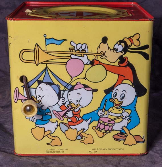 1950's Vintage Mickey Mouse - Jack in the Box Carnival