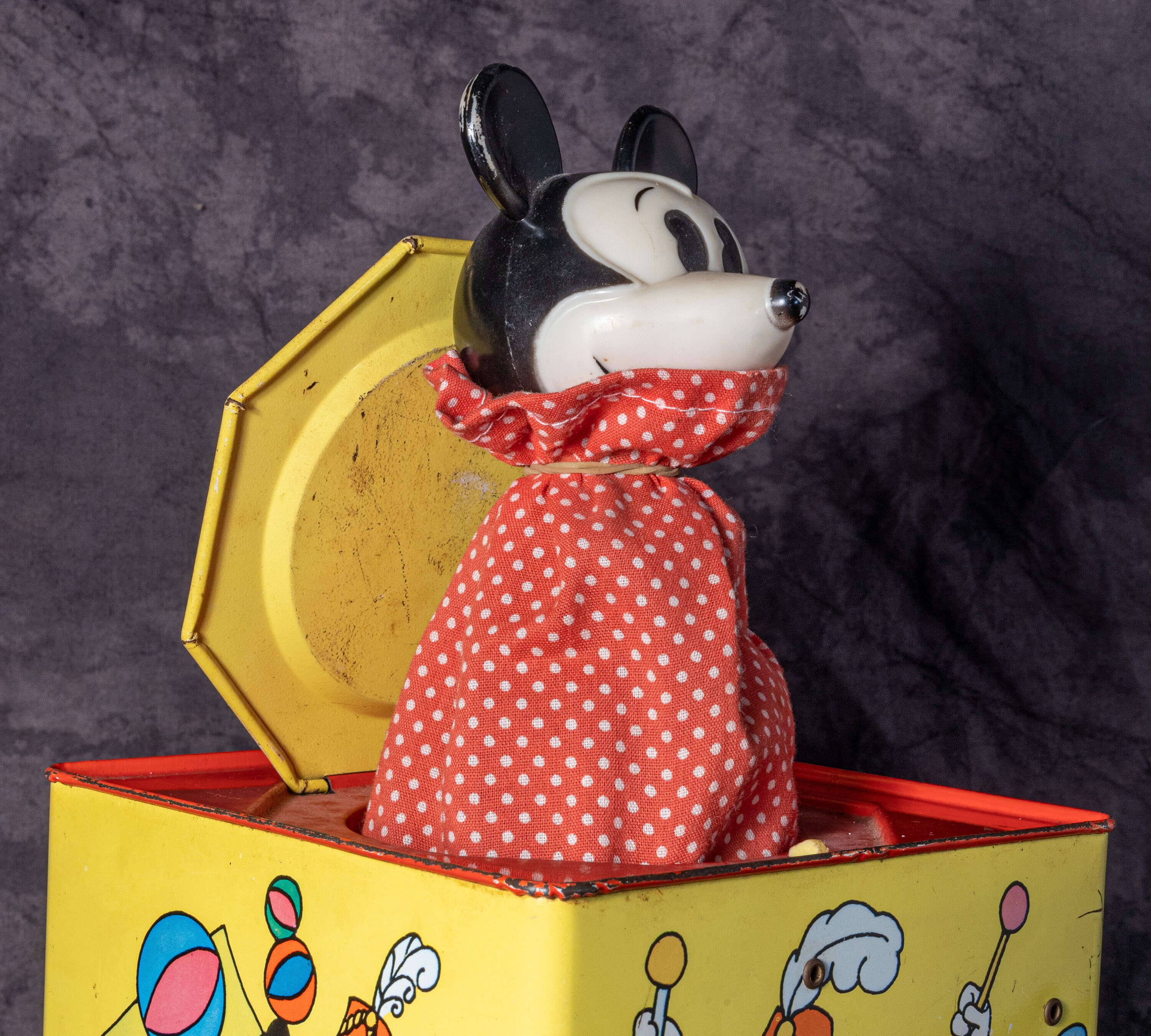 New In Box Mickey Mouse Musical Jack In The Box Disney Toy